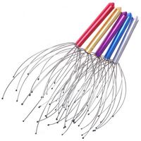 Poulpe 12 doigts Tingler griffe masseur tête grattoir tête Relax masseur araignée pour le soulagement du Stress profond et la Stimulation des cheveux