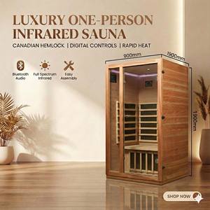 Panel de Control Computarizado para Sauna Interior Ecológica de Madera Maciza Moderna con Bajo EMF e Infrarrojos Lejanos, Gran Venta OEM para el Hogar y la Familia - Product Image 2