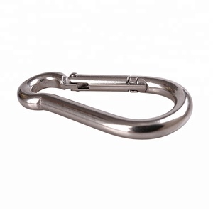 Mousqueton de sécurité en acier inoxydable 304, robuste, à ressort, poli miroir, 1-1/2 pouces - Product Image 2