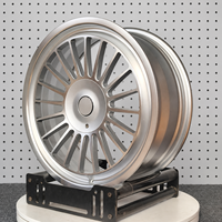 Jantes 5x114.3 personnalisées forgées sur mesure, multi-branches, finition argent mat, 18-24 pouces pour BMW, Land Rover, Rolls-Royce, Nissan, Mercedes-AMG, Audi