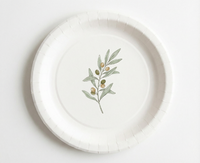 Assiettes en papier compostables écologiques sans BPA, résistantes aux micro-ondes, aux liquides et aux coupures, jetables pour le petit-déjeuner quotidien