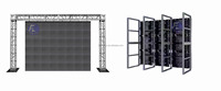 Pantalla LED de Alquiler P2.6 para Interiores y Exteriores, Instalación Rápida, Fondo de Escenario, Video Wall Publicitario a Todo Color