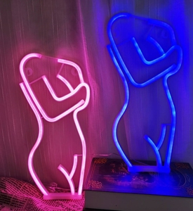 Enseigne au néon LED personnalisée rose sexy pour <span class=keywords><strong>femme</strong></span> avec bandes LED pour la publicité dans les bars, les hôtels - Télécommande, alimentation CA - Product Image 6