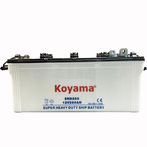 Batterie marine Super Heavy Duty SHD260 12V260Ah pour usage maritime, type à charge sèche, état neuf, utilisation navale - Product Image 1