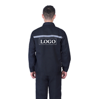Ensemble de vêtements de travail réfléchissants unisexes personnalisés en gros pour l'industrie, l'usine, l'atelier, la mécanique, la réparation, uniforme de travail