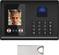 FA01 - Reloj Biométrico de Reconocimiento Facial y Huella Dactilar para el Control de Asistencia de Empleados, Máquina de Registro de Horas