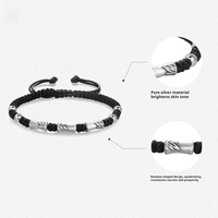 Bracelet articulé Kaitai à trois sections en argent S925 pour filles, bijou de couple haut de gamme, léger et luxueux, polyvalent, idéal pour les fêtes