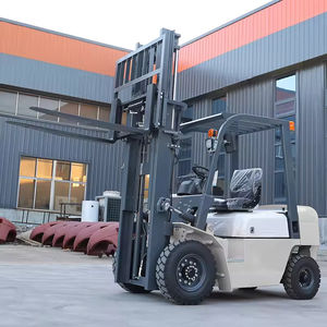 最高級パウストン2トンカウンターバランス式倉庫フォークリフト内燃ディーゼルヘビーデューティー二段/三段マスト - Product Image 1