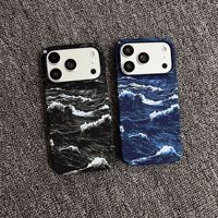 Coque de protection ultra-fine pour iPhone 17 (compatible 16 Pro Max) avec motif animal magnétique, demi-coque, pour iPhone 15