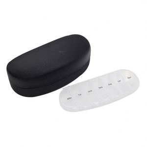 7 <b>Cases</b> <b>Glasses</b> 7 Day Wholesale Plastic Pill Box Bulk Logo Plastics Tablet Pill Box <b>Case</b> Organizer - Product Image 4