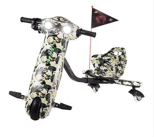 Trottinette électrique 3 roues pour enfants 8 pouces 36V/250W, <span class=keywords><strong>Crazy</strong></span> Trike Drift Scooter, Go <span class=keywords><strong>Kart</strong></span>, <span class=keywords><strong>prix</strong></span> abordable, pour usage extérieur - Product Image 1
