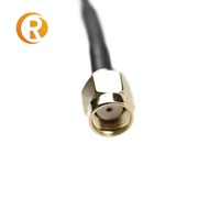 GSM GPRS Cb Antena Radio, 5dBi Laki-laki Kabel Rg174 1.5M Dasar Magnetik untuk Radio Ham