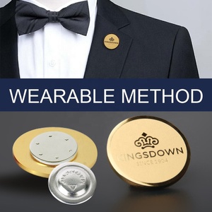 Tên Tag từ quần áo Huy Hiệu từ tên huy hiệu Vòng dính từ pin lưng - Product Image 6