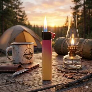 2026 France Popular Refillable Smoking <b>Lighter</b> with Adjustable Flame <b>Windproof</b> Metal Torch Design Fast Delivery EU Stock - Product Image 5