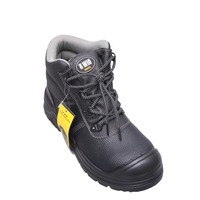 Sepatu Kerja Safety Steel Toe Hitam Custom Hang Tag Langsung dari Pabrik untuk Pekerja Industri Bengkel