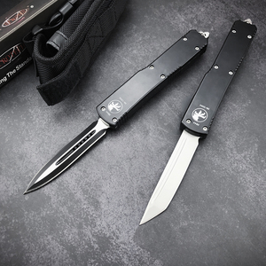 Ut85 săn bắn chiến thuật dao ngoài trời Cắm Trại Đi Bộ Đường Dài Túi dao EDC Công cụ D2 Lưỡi thép hợp kim kẽm xử lý - Product Image 2