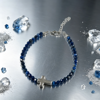 Bracelets faits à la main, bijoux, mini pierres bleues réglables, bracelets de mode au design original, bracelets et joncs de mode pour cadeau