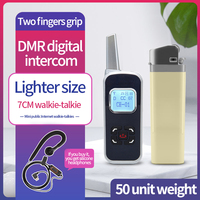 Walkie talkie mini 3000 mile dmr, repeater radio dua arah panggilan radio jarak jauh gsm poc dmr walkie
