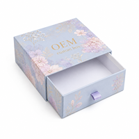 Caja de Regalo de Cartón Reciclable de Lujo, Directo de Fábrica, con Acabado Mate e Insertos Ranurados para Sets de Cosméticos y Cuidado de la Piel Personalizados