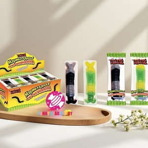 Délicieux bonbons gominolas personnalisés saveur de fruits sucrés Halloween bonbons mous colorés en forme de mille-pattes bonbons gomitas - Product Image 1