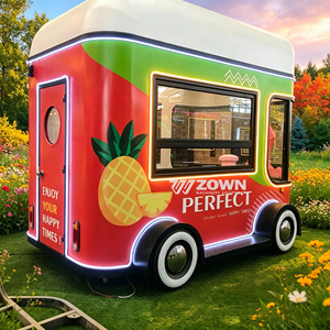 Chariot de restauration mobile commercial, camion de cuisine, remorque de boulangerie, chariot de restauration rapide, chariot de vente de pizzas mobile - Product Image 4