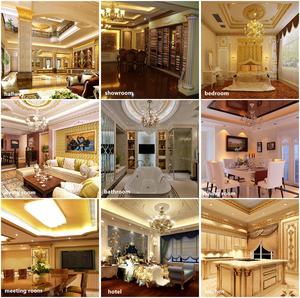 บัวมุมโพลียูรีเทนแบบคลาสสิก บัวมุม PU สำหรับตกแต่งบ้าน - Product Image 5