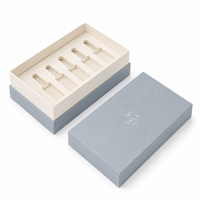 Boîte à ampoules de luxe personnalisée, gaufrage, pelliculage mat, doublure en éponge, carton rigide écologique pour soins de la peau, OEM