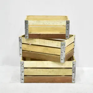 הנמכר ביותר מוצרים בציר 'En Bois קישוט עץ אחסון ארגזי סיטונאי תחבורה ארגז