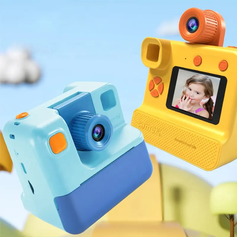 Unique Mini Kid Camera Thermal Photo Paper Hd 1080p Print Camera Video Child Photo Cameras For Children
