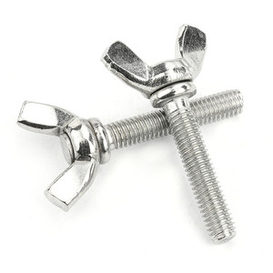 288PCS Metric DIN316 Stainless Steel M3 <b>M4</b> M5 Head Thumb <b>Bolt</b> Wing Screw Kit NINDEJIN - Product Image 5