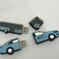 Clé USB personnalisée avec logo PVC, clé USB 2.0, clé USB 32 Go, 64 Go, 128 Go, clé USB avec logo personnalisé, clé USB mémoire flash
