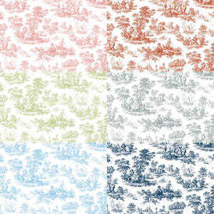 Tissu toile de Jouy imprimé léopard <span class=keywords><strong>jungle</strong></span> bleu, motif couleur personnalisé, pour textile de maison, <span class=keywords><strong>ameublement</strong></span> et sacs - Product Image 1