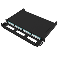 Cassette ODF 4U 19 pouces à fibre optique haute densité personnalisée, démontable, 96 ports, pour montage en rack, panneau de brassage MPO SF4M1, certifiée RoHS