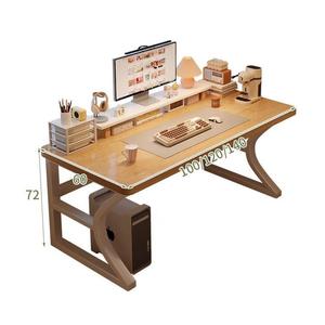 Moderna Scrivania in Legno per Computer e Sedia da Ufficio Combinata per Camera da Letto e Studio - Product Image 2