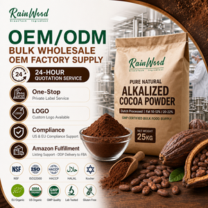 <span class=keywords><strong>Poudre</strong></span> de cacao naturelle Rainwood <span class=keywords><strong>en</strong></span> vrac – Ingrédient alimentaire pour boissons et pâtisseries - Product Image 1