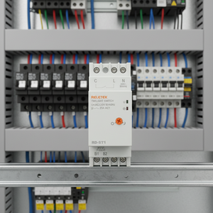 Reletek ทไวไลท์เซ็นเซอร์ RD-ST1 AC220V 50/60Hz พลังงานสูงขนาดเล็กนิรันดร์โมดูลหน้าจอ LED ติดตั้งราง DIN - Product Image 4