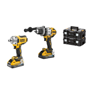 Kit d'outils DeWalt 20V Max avec visseuse à chocs et perceuse à percussion, avec boîte à outils - Product Image 1
