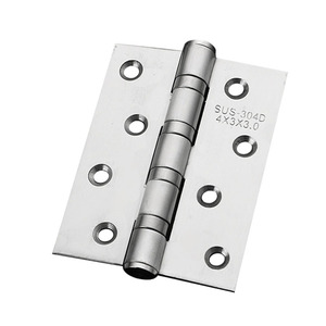 Bisagras de acero inoxidable de 4 pulgadas con rodamiento silencioso y engrosado para puertas de madera y hierro, ángulo de apertura de 180 grados - Product Image 5
