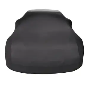 Capa protetora de carro luxuosa para interior, protetora de carro em tecido com estampa personalizada de spandex anti-poeira e estiramento