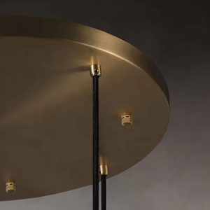 Lámpara colgante de techo de cristal grande de estilo nórdico moderno, Lámpara decorativa artística, LED bombilla, Color de 3000K, habitación de Hotel ODM - Product Image 4