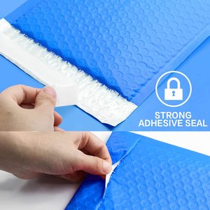 Tùy Chỉnh Thiết Kế Màu Xanh Màu Sắc Vận Chuyển Phong Bì Gửi Thư Túi Tự Seal Dính Bao Bì Độn Poly Bong Bóng Bưu Phẩm - Product Image 6