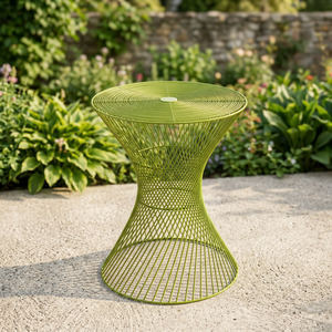 Tabouret en fil de fer thermolaqué - Product Image 2