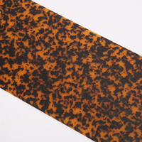 Feuille d'acétate de cellulose de tortue 4mm pour sac à main en acrylique, matériel de bijoux