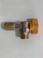 Robinet d'arrêt d'angle en laiton pour robinetterie, vanne triangulaire pour robinet de salle de bain, toilettes et lavabo