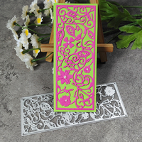 AAGU nuovo taglio metallo muore stampo Scrapbooking taglio Die carta invito rettangolo fiore cornice artigianale carta taglio muore