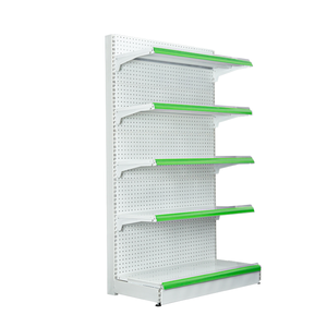 Gondola kệ cửa hàng tạp hóa giá siêu thị kệ cửa hàng bán lẻ sản phẩm hiển thị Kệ hai mặt kim loại 10 Bộ CN; súng - Product Image 5