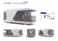 Maison de jardin d'hiver Smart Tiny Quick Assembly Casas Modular Modern Glass Kits Villa