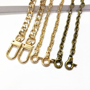 Cadena decorativa para bolso de mano con gancho a presión para ambos extremos, cadenas opcionales, compatible con personalización de aluminio perak teroksidasi - Product Image 6