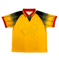 Maillot de football pour garçons en gros d'usine, personnalisation du logo par transfert thermique, coupe ample et respirante, maillot d'équipe de football