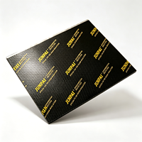 JUNPAI Tapis insonorisant automobile 2,5 mm en feuille d'aluminium et caoutchouc butyle, plaque d'isolation phonique et anti-vibrations pour voiture